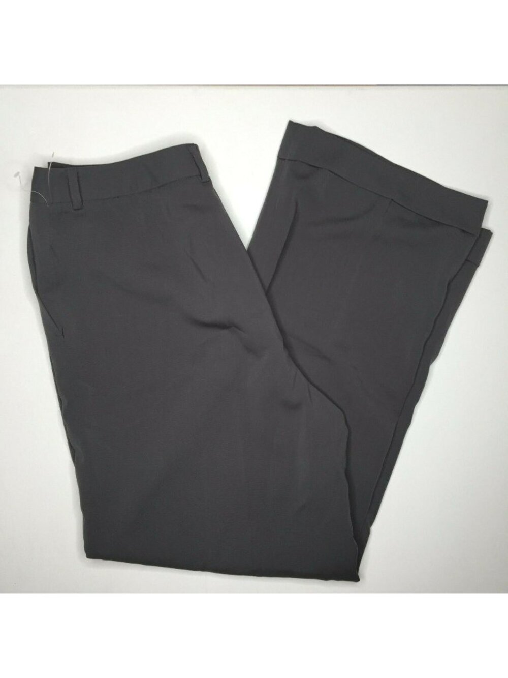 Women's La Vita Gray Cuffed Office Pants Slacks Size 14
